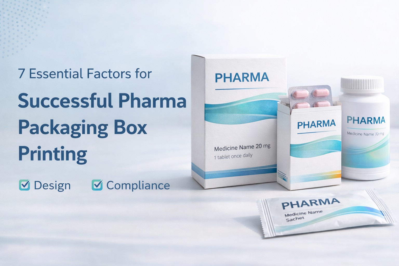 7 Essential Factors for Successful Pharma Packaging Box Printing