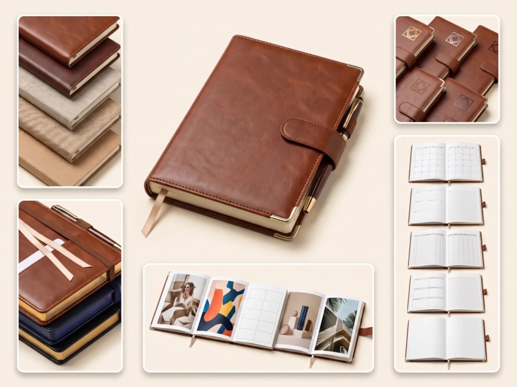 customization option in custom diary